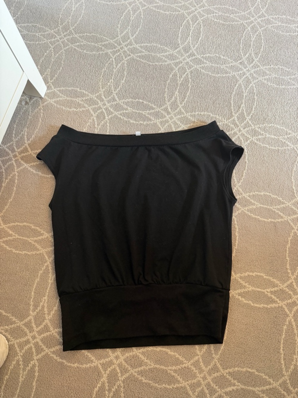 Black Women's Off-Shoulder Top